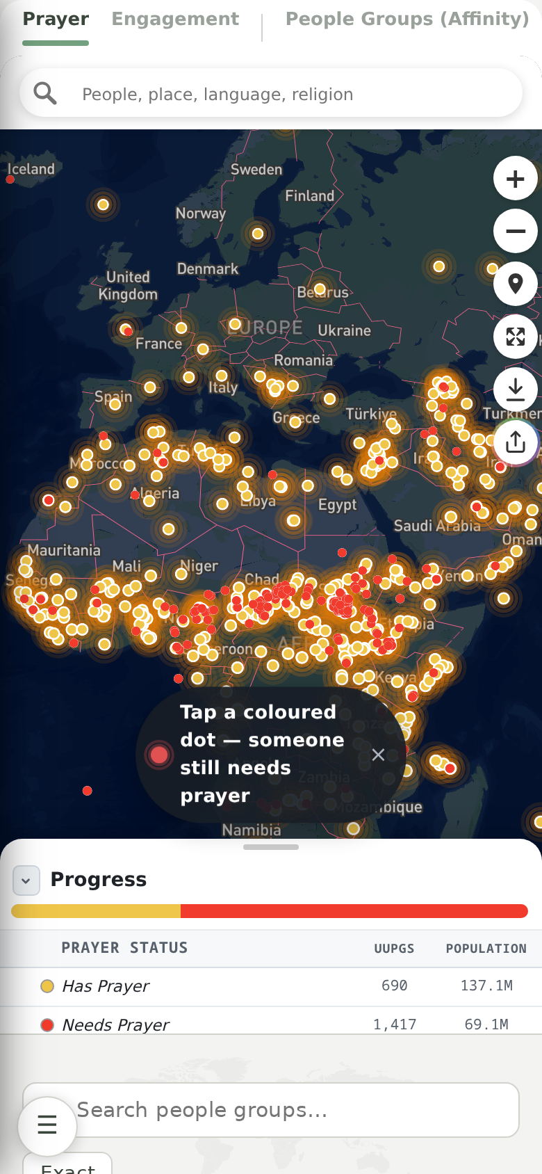 Research Gallery on a phone